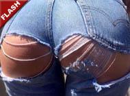 Wiping Jeans strip game