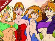 Legend of Zelda strip game