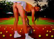 Tennis Girl strip game